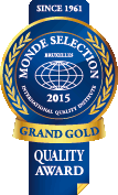SINCE 1961 MONDE SELECTION 2015 GLAND GOLD