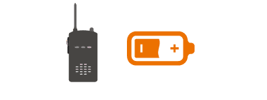 充電式電池と乾電池の両方対応