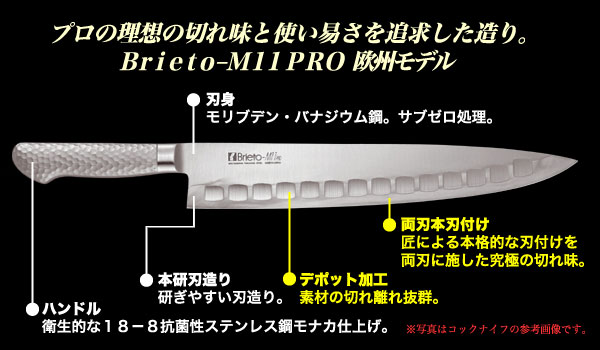 Brieto（ブライト）M11PRO ヨーロッパ・デポット コックナイフシリーズ