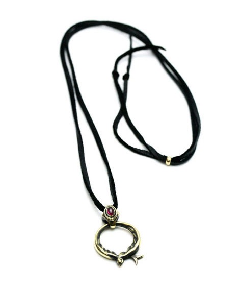 SWALLOW Necklace Brass / ӡ