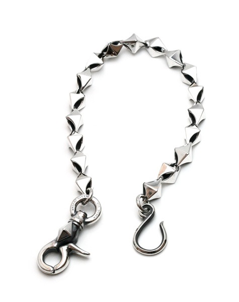 Cubism Chain Walletchain / Large Silver925