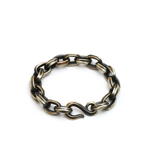 Spinal Chain BraceletLarge/Brass)