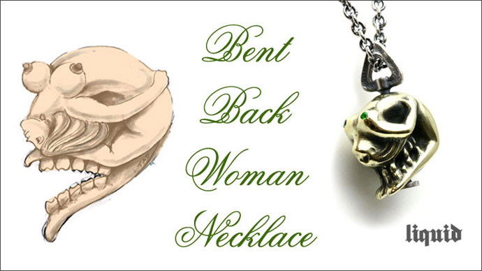 Bent Back Woman Necklace