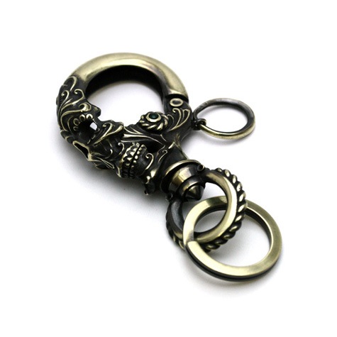Gleed Skull Key Holder Brass / ɥ饹
