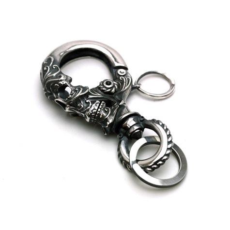 Gleed Skull Key Holder Silver / ˥