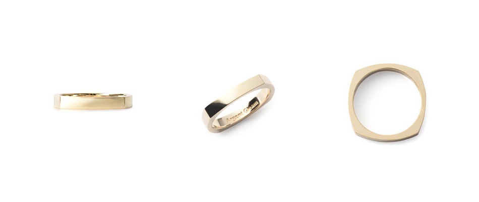 4Faces Ring K10Yellow Gold