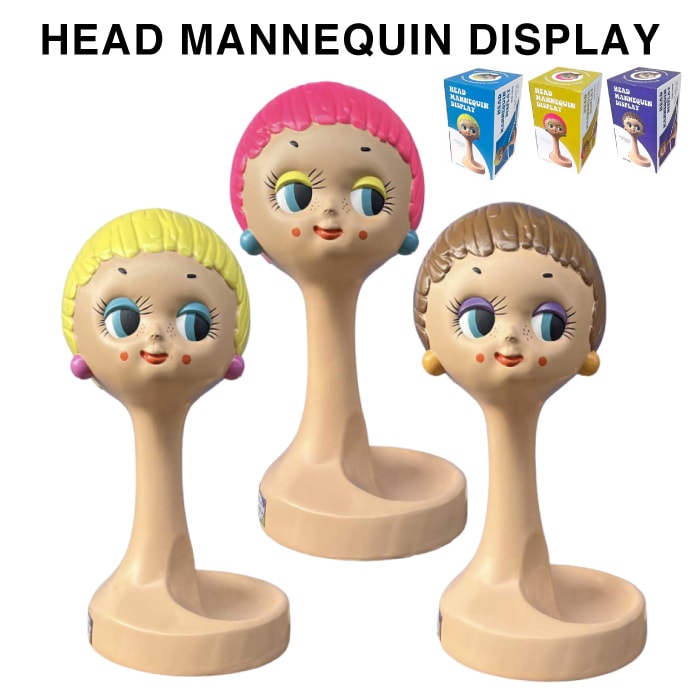 ガラス製　ヘッドマネキン　ディスプレイ什器 アルト ホワイト｜陳列什器（壁面・中島） レンタルならアディスミューズ