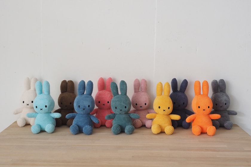 23cm 】【Miffy Corduroy 23cm】ミッフィー コーデュロイ ぬいぐるみ