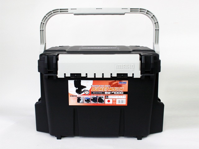 バケットマウス BM-7000 ブラック 釣り用収納ハードボックス