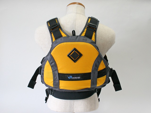 カヌー用ライフジャケット BSJ-RV301 / HORIZON イエローグレー ブルーストーム 高階救命器具