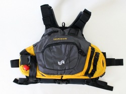カヌー用ライフジャケット BSJ-RV301 / HORIZON イエローグレー ブルーストーム 高階救命器具