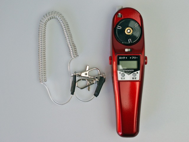 水深カウンター付ワカサギ電動リール& YH-202-R& レッド& Hapyson 山田電器工業