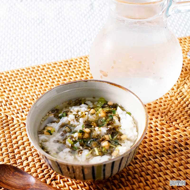 冷製だし茶漬けとしても