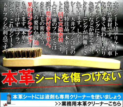 シート 天井ブラシ ルームクリーニング ブラシ 業務用カークリーニング用品のアクス