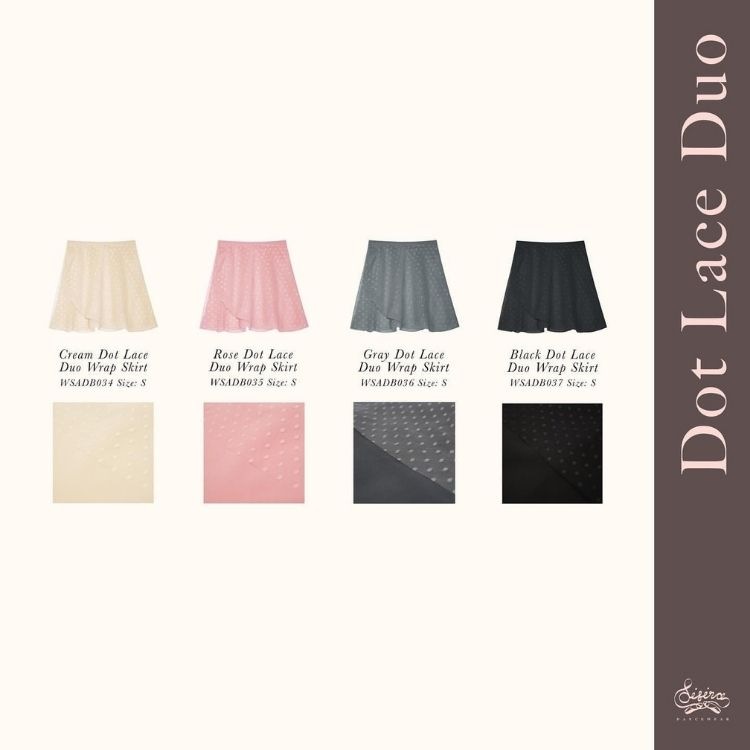 バレエショップ アラベスクバレエ レース ラップ スカート