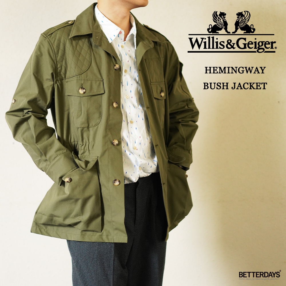 サファリジャケット ザ・ヘミングウェイ ブッシュ ジャケット ウィリス