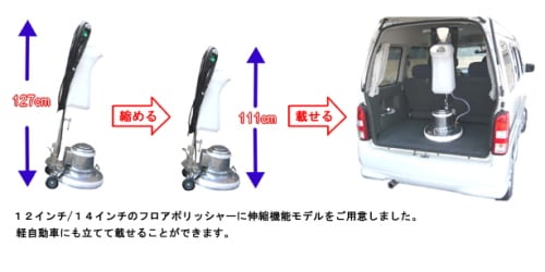 アマノムサシ ポリッシャー14インチ（14型）CMP140H 高速 タンク付