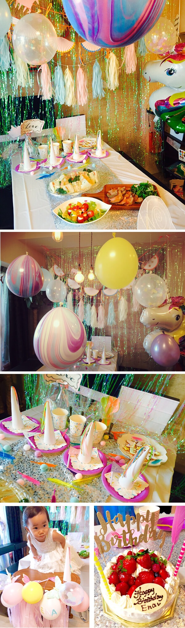 unicorn birthday party!!