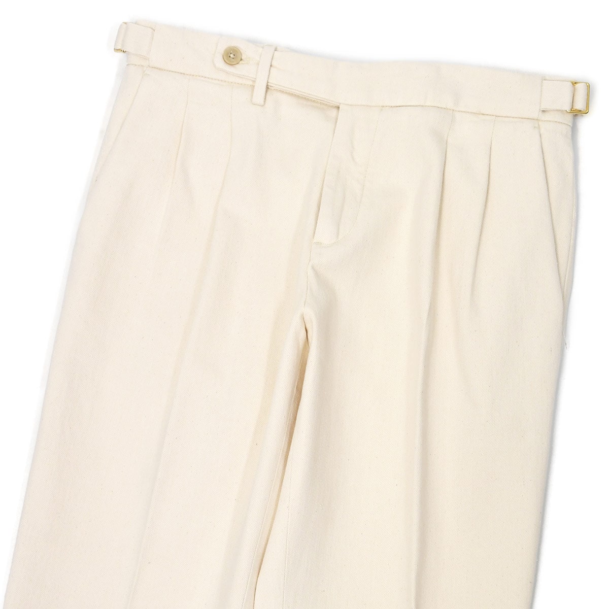 BRIGLIA1949【ブリリア1949】ツープリーツ サイドアジャスター デニム