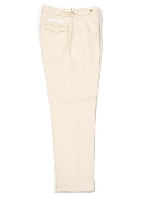 BRIGLIA1949【ブリリア1949】ツープリーツ サイドアジャスター デニム