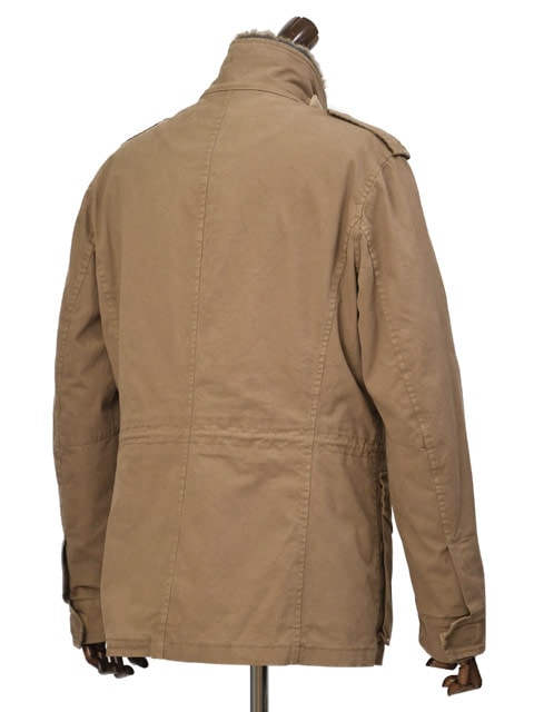 Drumohr【ドルモア】M-65ブルゾン DJ100FJZ BEI コットン ラビット 