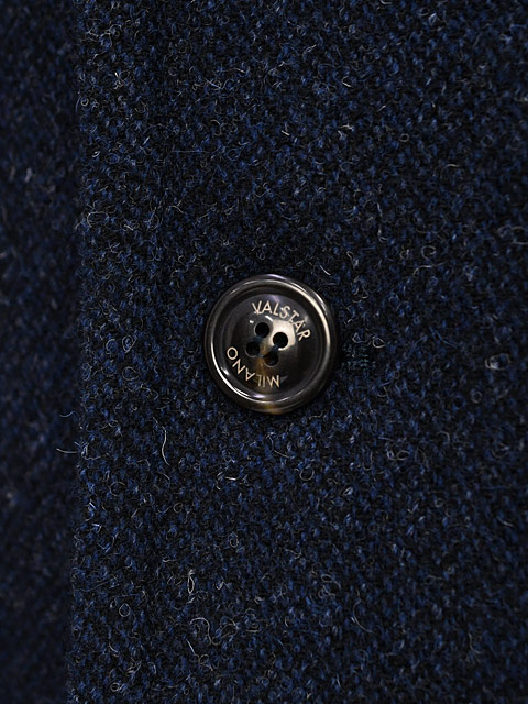 Varstarヴァルスター ウールバルカラーコート48ネイビー イタリア製 Varstarヴァルスター ウールバルカラーコート48ネイビー イタリア製