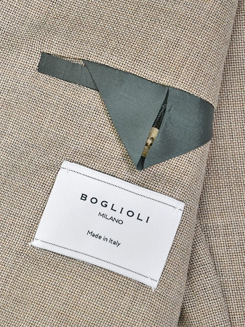 <美品>BOGLIOLI dover シルク コットン ジャケット サイズ50 FINAL SALE】BOGLIOLI【ボリオリ】シングルジャケット DOVER W2902E