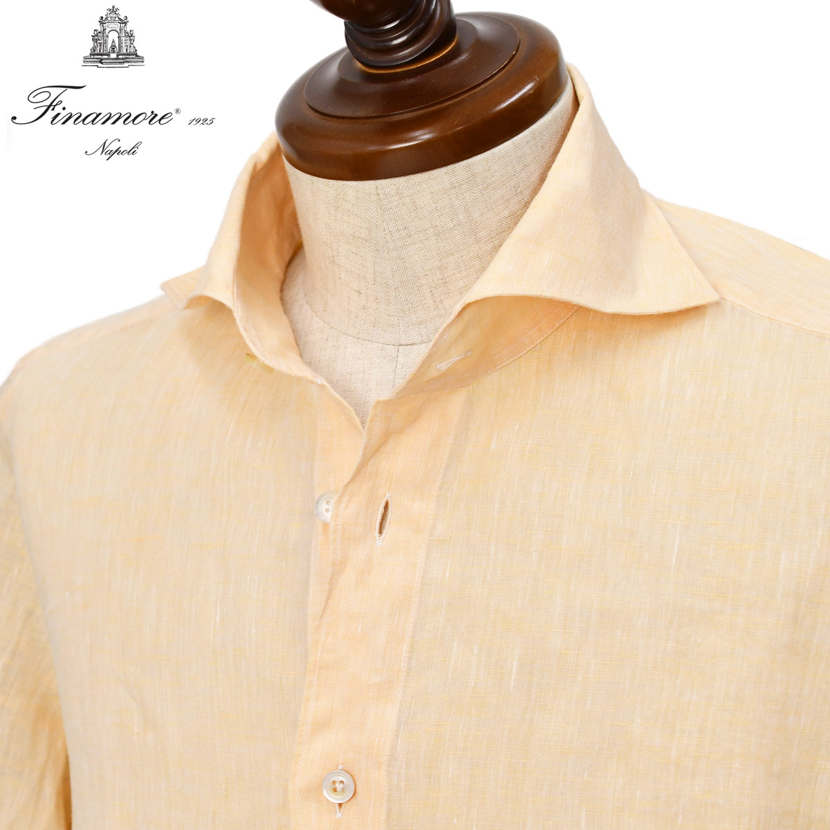 Finamore【フィナモレ】シャツ PIERO BALI C0649 3 リネン