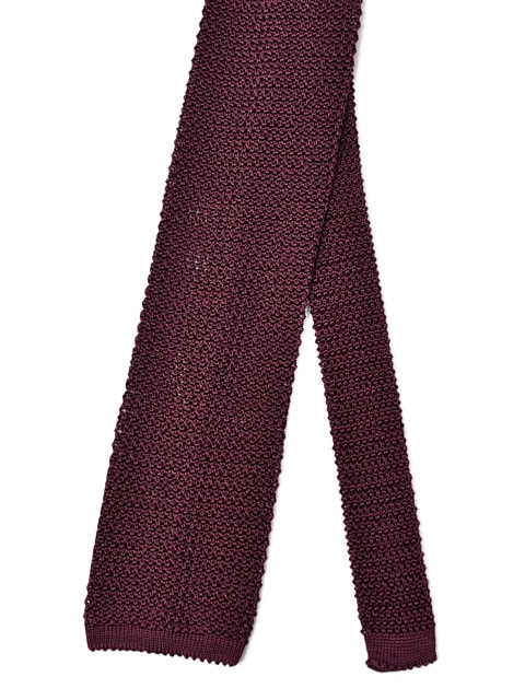 Atto Vannucci【アットヴァンヌッチ】ニットタイ Malva Rosa シルク