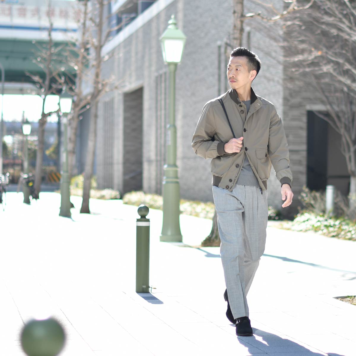 MOORER【ムーレー】バルスターブルゾン CARLOS KN NUT ナイロン