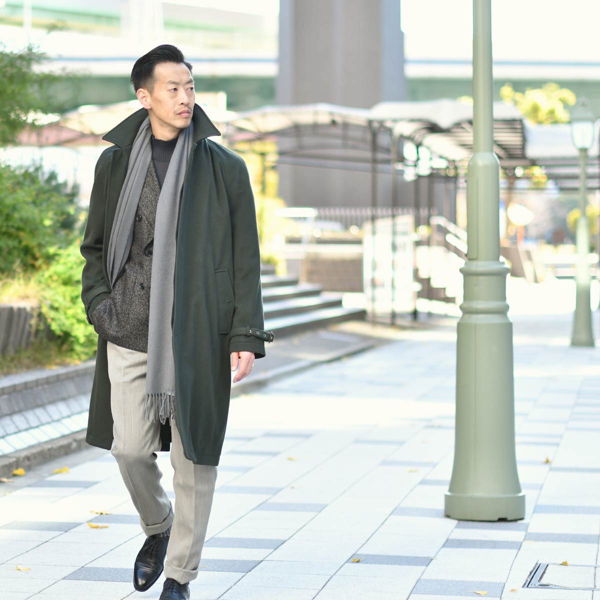 Joshua Ellis【ジョシュア エリス】大判ストール CPG52350 STORM