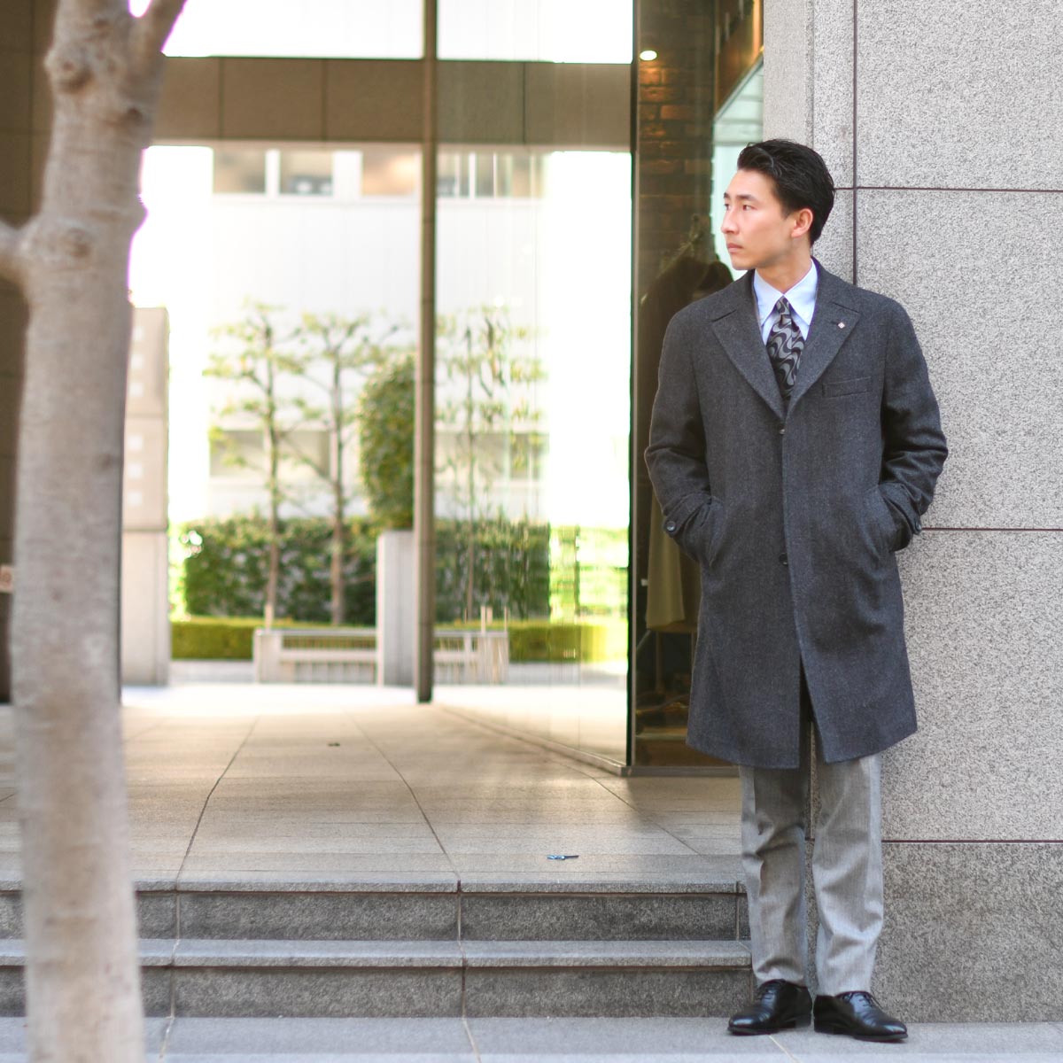 TAGLIATORE【タリアトーレ】シングルアルスターコート THOMAS 610016S