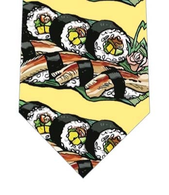 穴子寿司ネクタイの写真