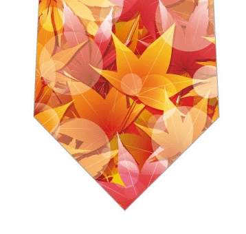 楓の宝石ネクタイ写真