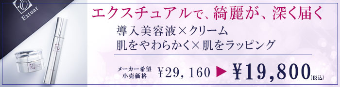 肌基礎力を高める】【美容成分を引き込むチカラセット】エクスチュアル