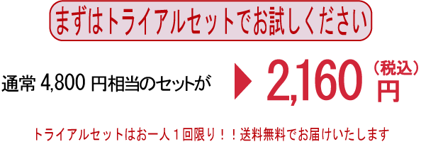 トライアルセット