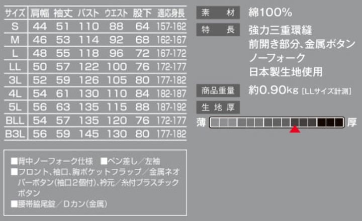 つなぎ服 1-1750 AUTO-BI 長袖 日本製生地 綿100％ ツナギ 山田辰 作業服 作業着 オールシーズン S-3L 作業服のだるま商店-本店