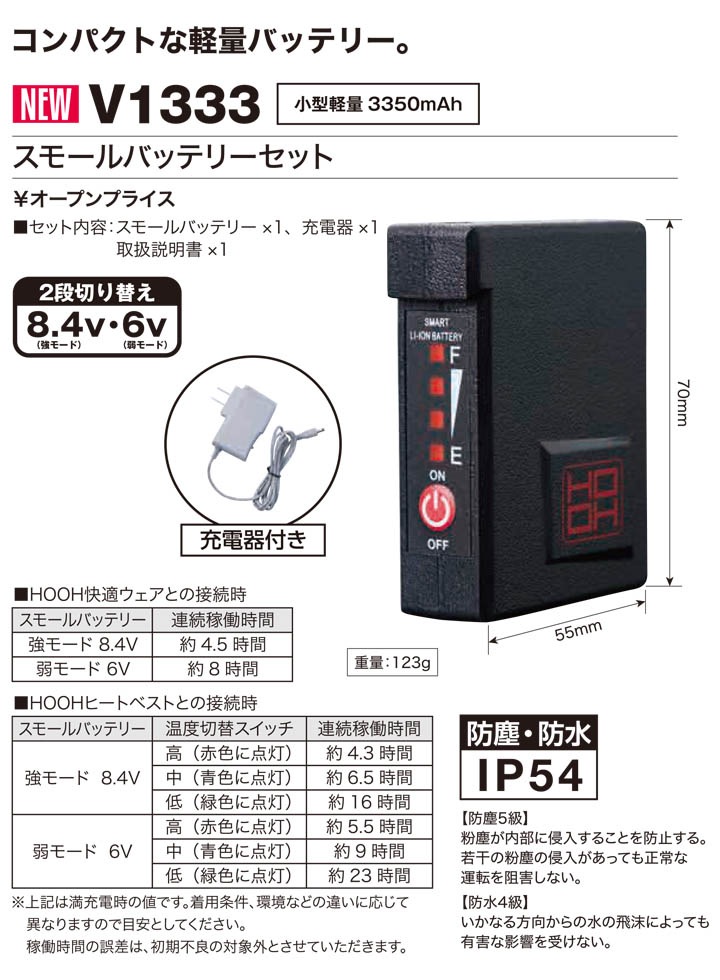 ヒートベスト ヒーターベスト 電熱ベスト 防寒着＆スモール