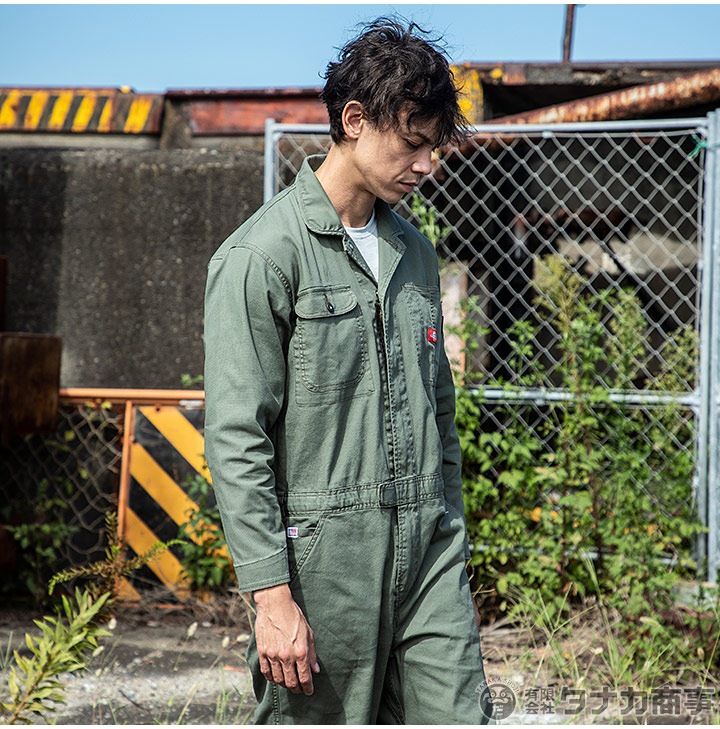 即日発送】ディッキーズ つなぎ 長袖 ストレッチ オックス Dickies D-736 ストレッチ オールシーズン 作業服 作業着│作業服 のだるま商店-本店