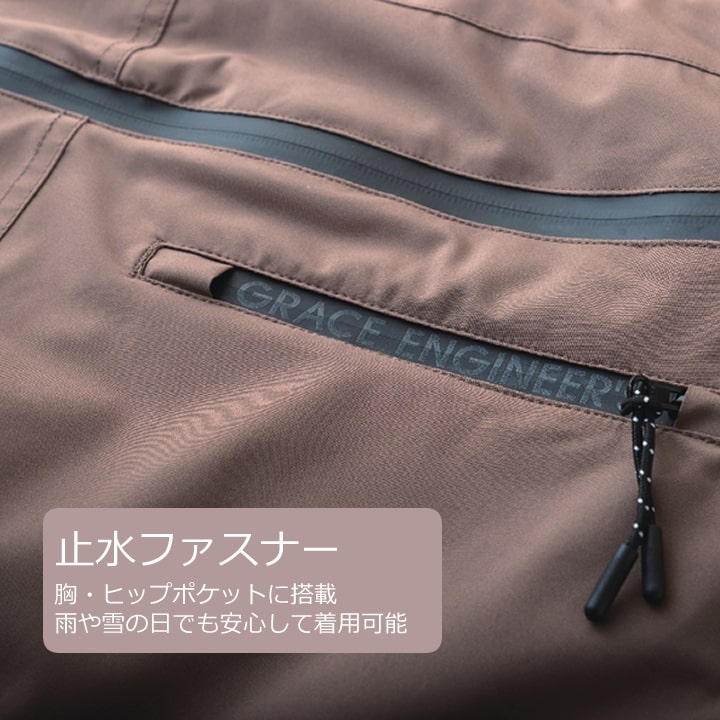 防水防寒 サロペット GRACE BACK エディション グレースエンジニ 防水防寒 サロペット GRACE BACK エディション グレースエンジニ