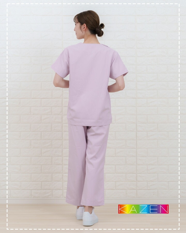 スクラブ 上下セット 医療 人気 カゼン KAZEN 白衣 医療用 133 155