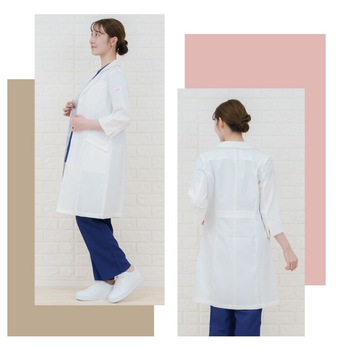 ドクターコート 白衣 ミッシェルクラン MK-0012 レディース白衣