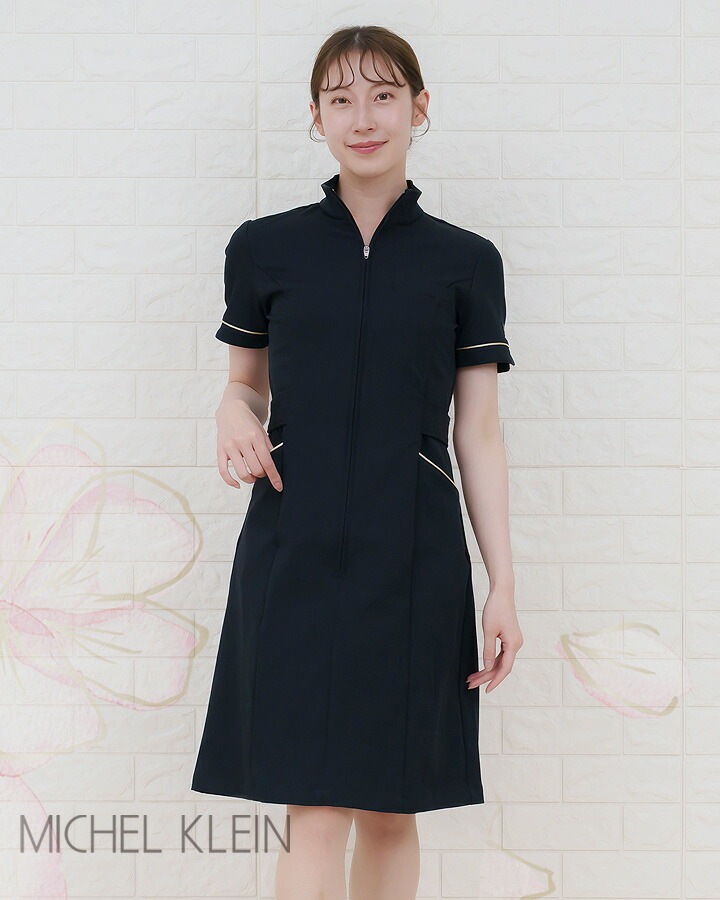 専用⭐︎モラビトブラン　袖なしワンピース　タグ付新品未使用 コカ coca エンボス加工ノースリーブマキシワンピース （Blue） -靴