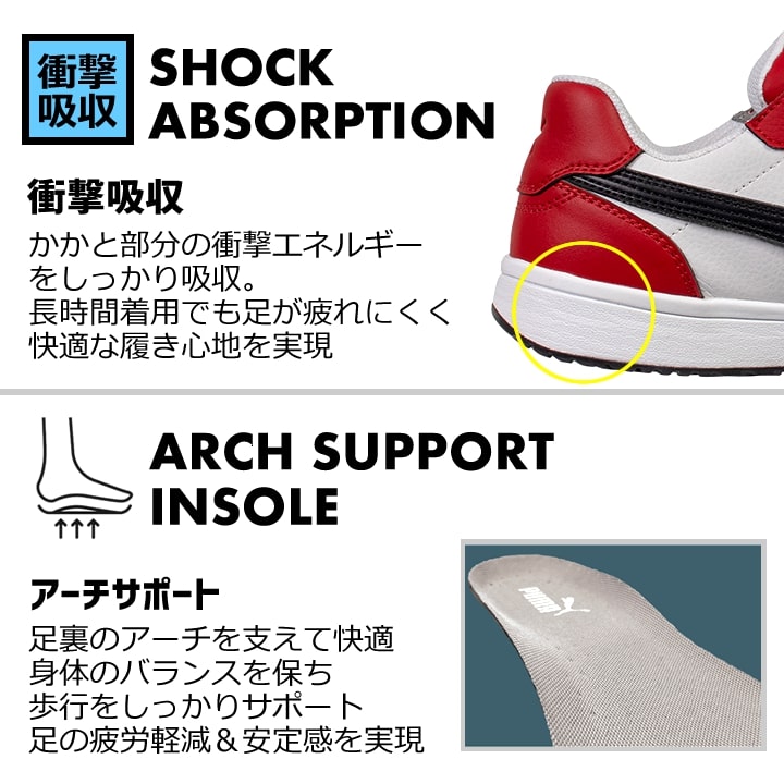 即日発送】プーマ 安全靴 FRONTCOURT LOW フロントコートロー