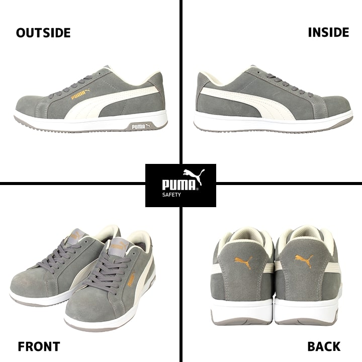 即日発送】プーマ 安全靴 ICONIC LOW アイコニックロー ローカット