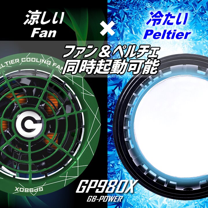 即日発送】長信ジャパン 冷却ペルチェファン 一体型 （30V専用