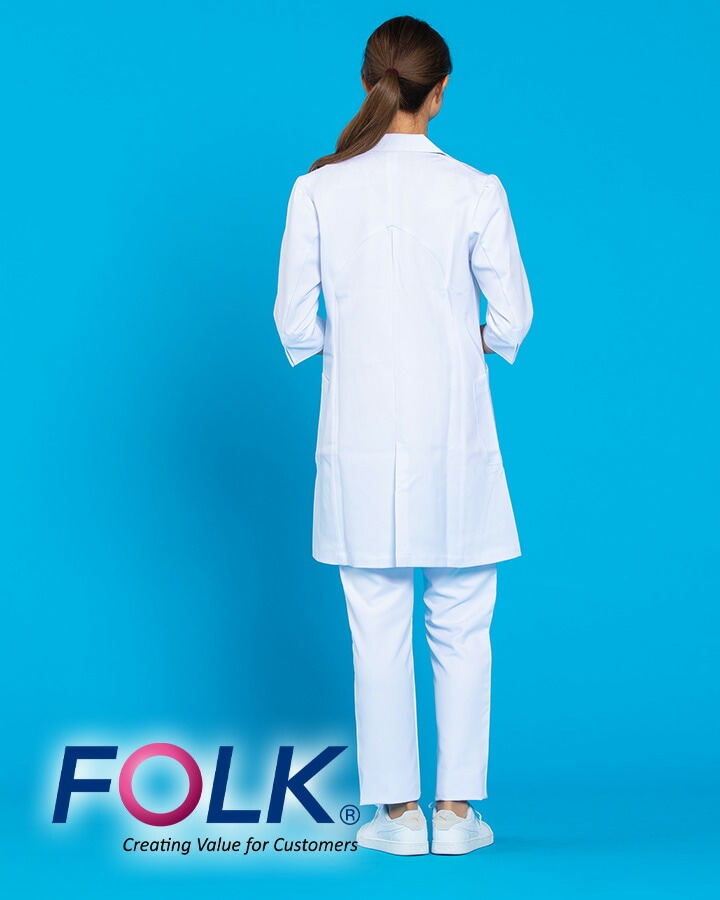 フォーク FOLK 白衣 コート レディース ドクターコート ワコールコート