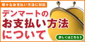 �ǥ�ޡ��ȤΤ���ʧ����ˡ�ˤĤ���