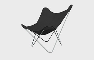 BKF Chair Outdoor Galvanized Frameseat charcoal