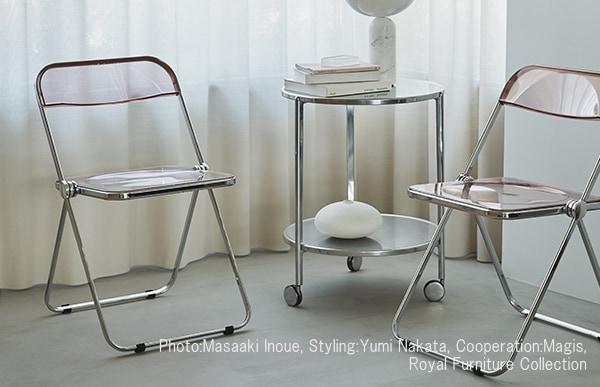 ANONIMA CASTELLI Plia chair プリアチェア Chrome Frame クローム